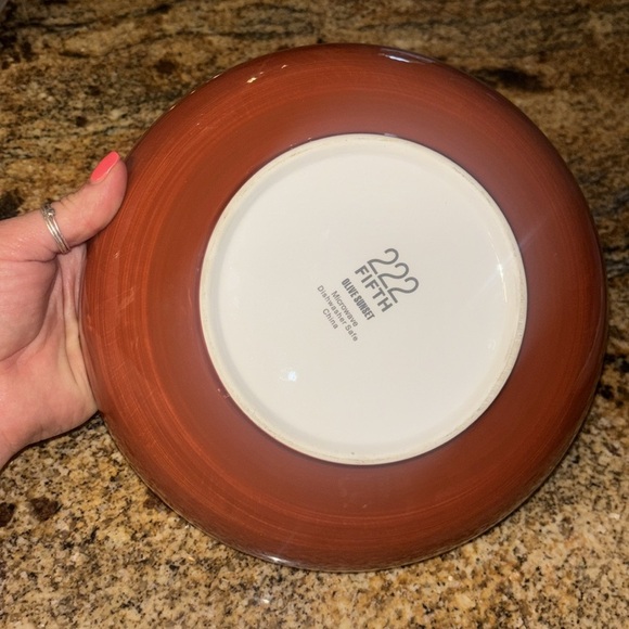 Late Harvest
by 222 FIFTH 8”
Hand-Painted Ceramic Bowl with Olive Design - Picture 3 of 3